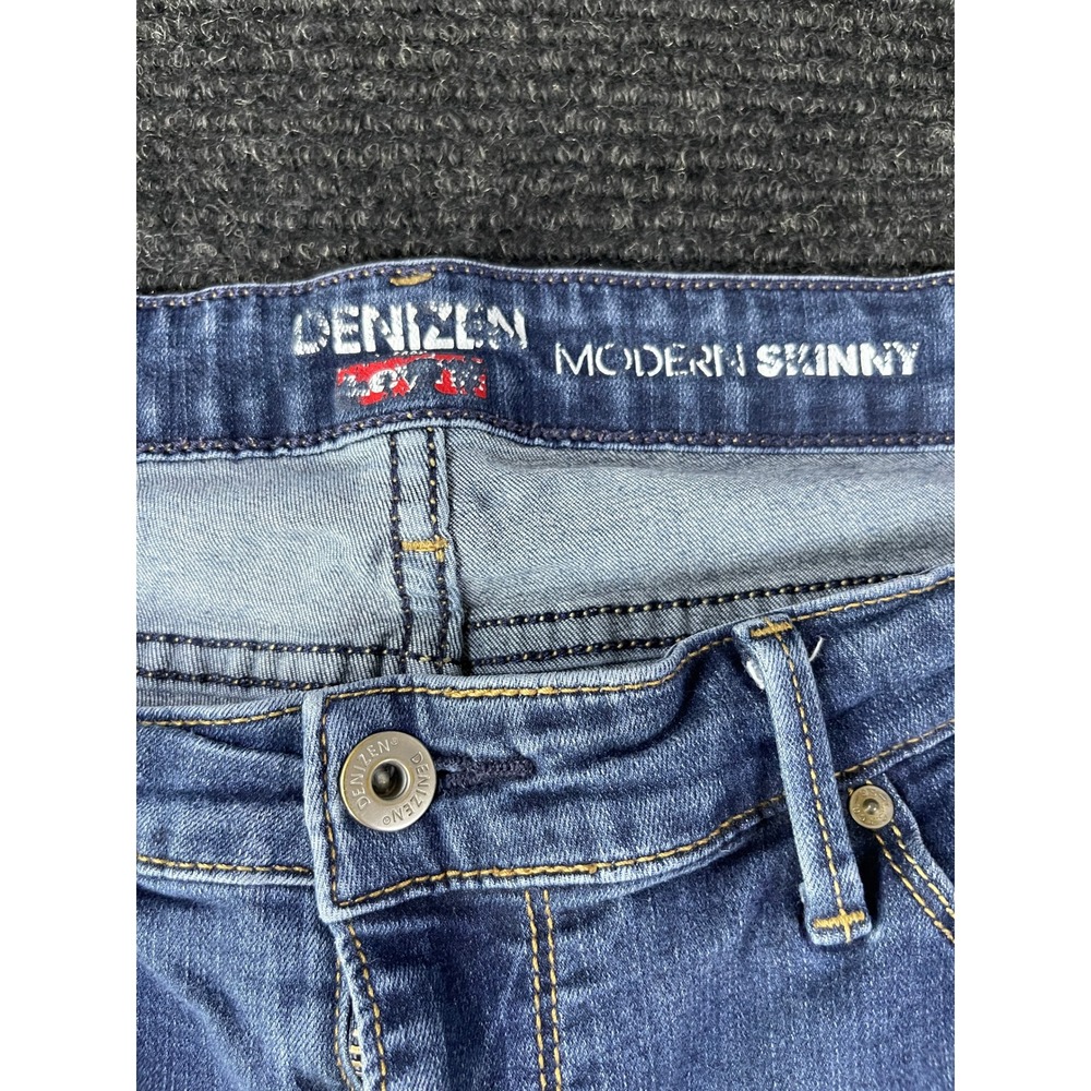 Denizen from Levis Modern Skinny Jeans Blue Medium Wash Denim Womens 12 Regular - Picture 2 of 9